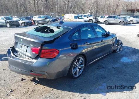 2018 BMW 430I Gran Coupe xDrive from USA, damaged, VIN WBA4J3C52JBL03694